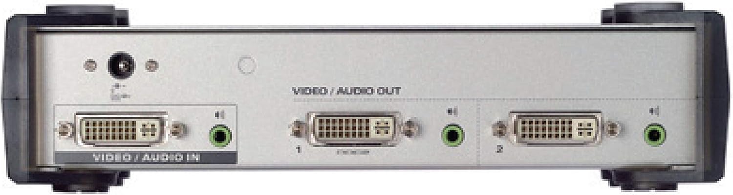 ATEN DVI スプリッター 2ポート DVI オーディオ/ビデオ